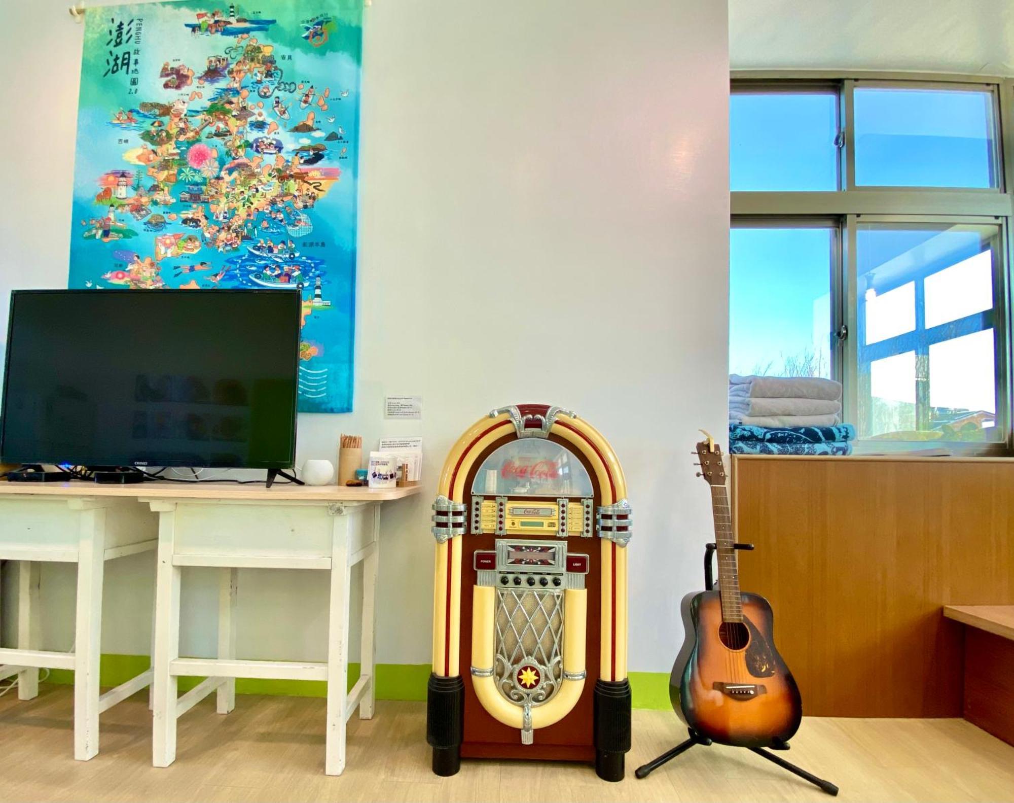 澎湖北吉光背包客民宿 Bayhouse Hostel Penghu Magong Exteriör bild